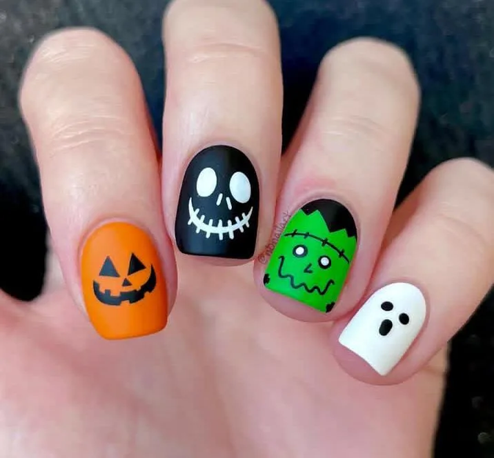 halloween ghost nails 039 348983efb7