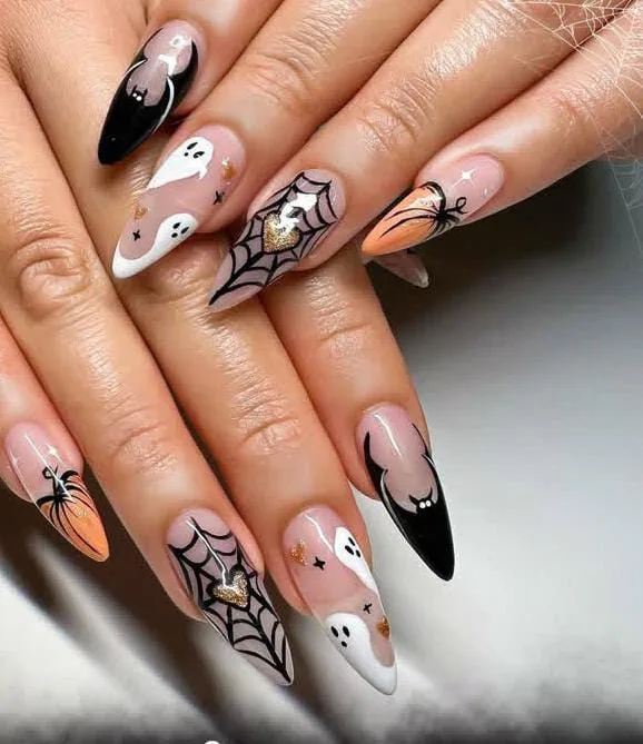 halloween ghost nails 048 6cd6a454b4