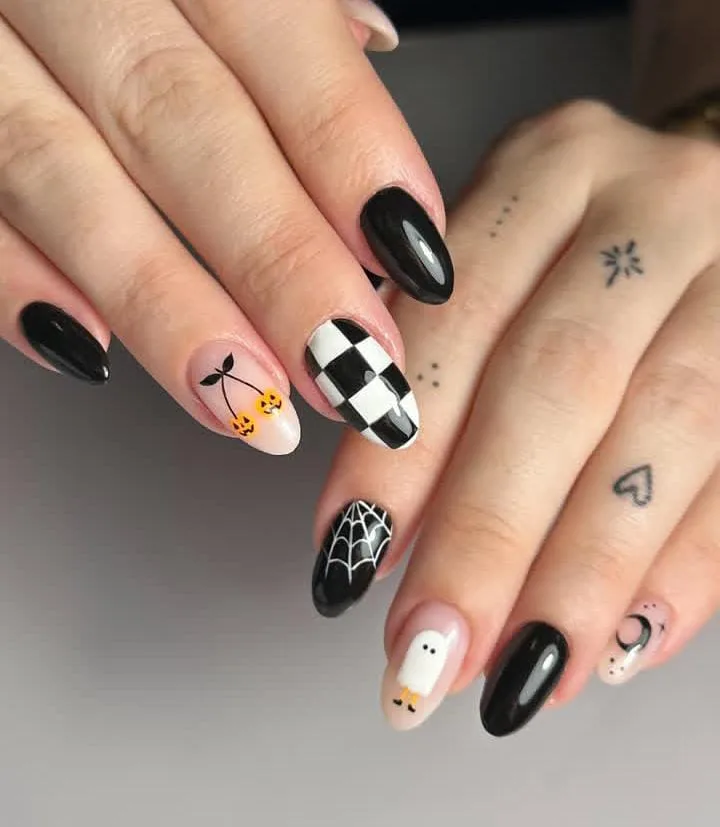 halloween pumpkin nails 023 828a02947a
