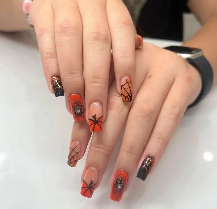 halloween pumpkin nails 026 2429396ce7