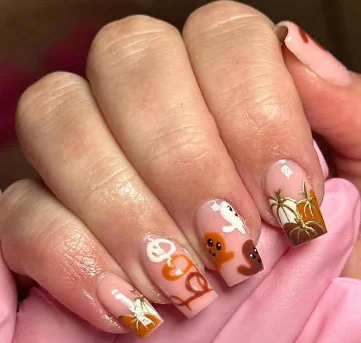 halloween pumpkin nails 027 1142460042