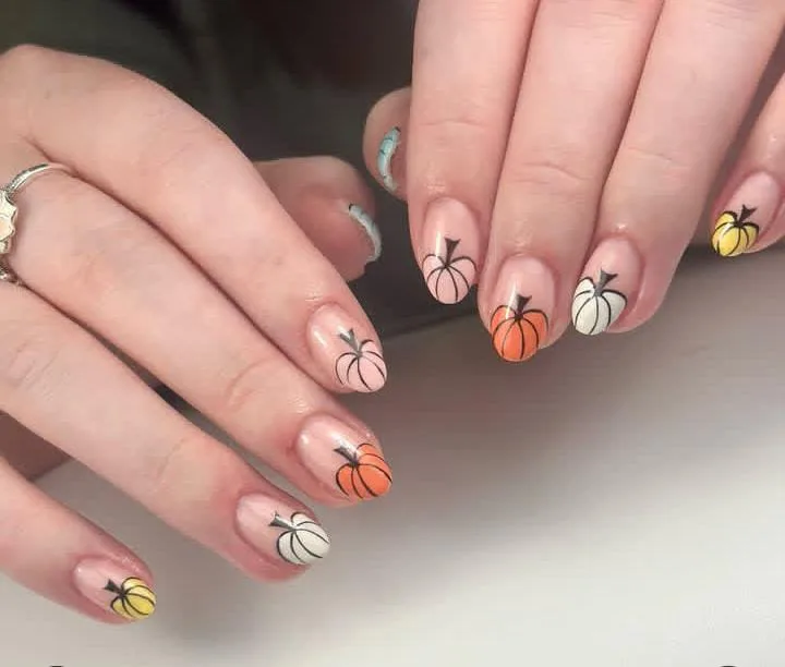 halloween pumpkin nails 028 17032de86f