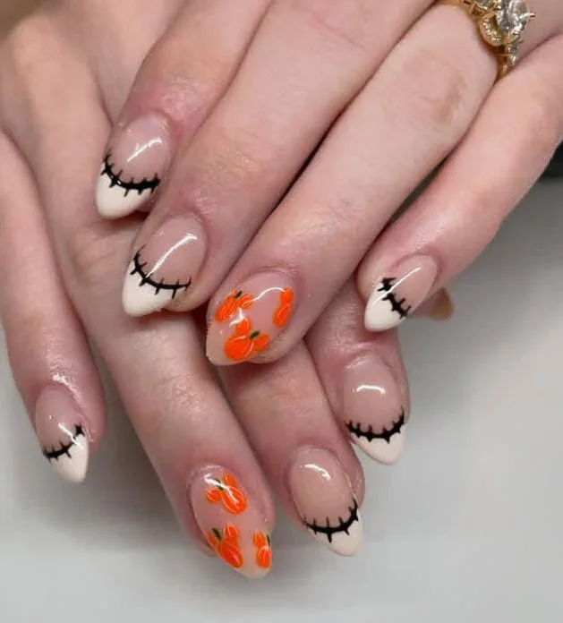 halloween pumpkin nails 030 2b9789f154