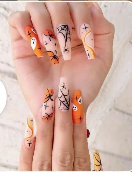 halloween pumpkin nails 031 f5f89ba6f0