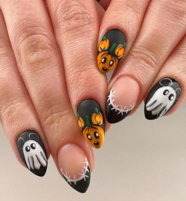 halloween pumpkin nails 032 2856faa399