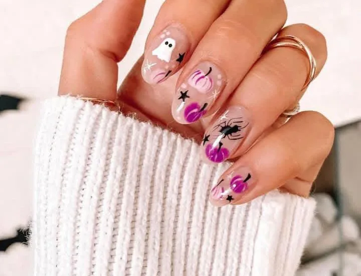 halloween pumpkin nails 036 b46bdb4064