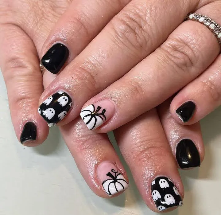 halloween pumpkin nails 042 6ce0da0907