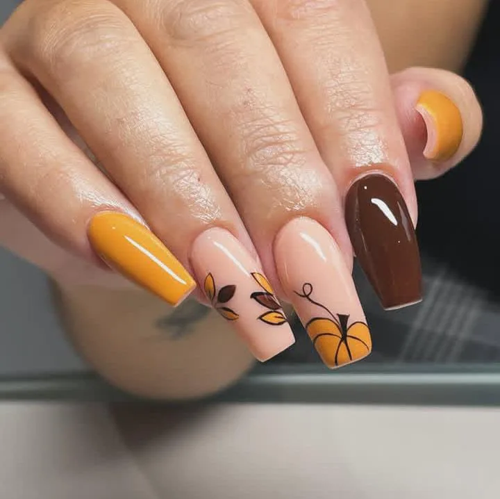halloween pumpkin nails 049 d387196e8b