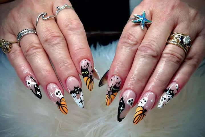halloween pumpkin nails 050 10598062e1