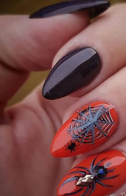halloween spider nails 020 2b363877a6