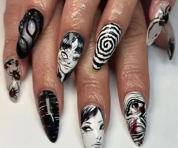 halloween spider nails 039 9b0ac53472
