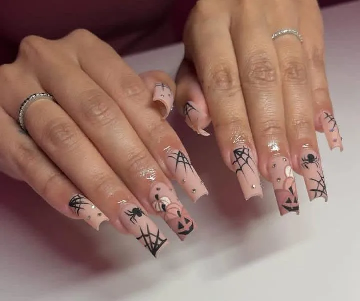 halloween spider nails 040 17d2da0772