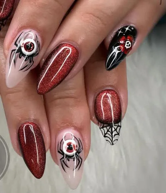 halloween spider nails 047 5488f637de