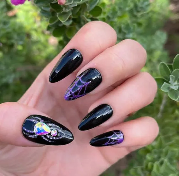 halloween spider nails 050 1bd5da30ae