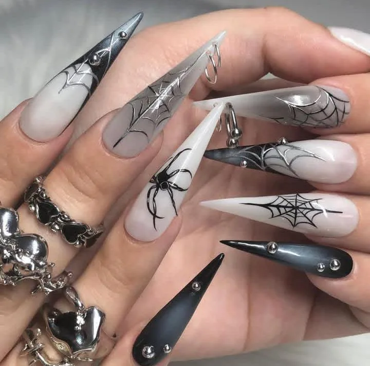 halloween stiletto nails 008 0554739759