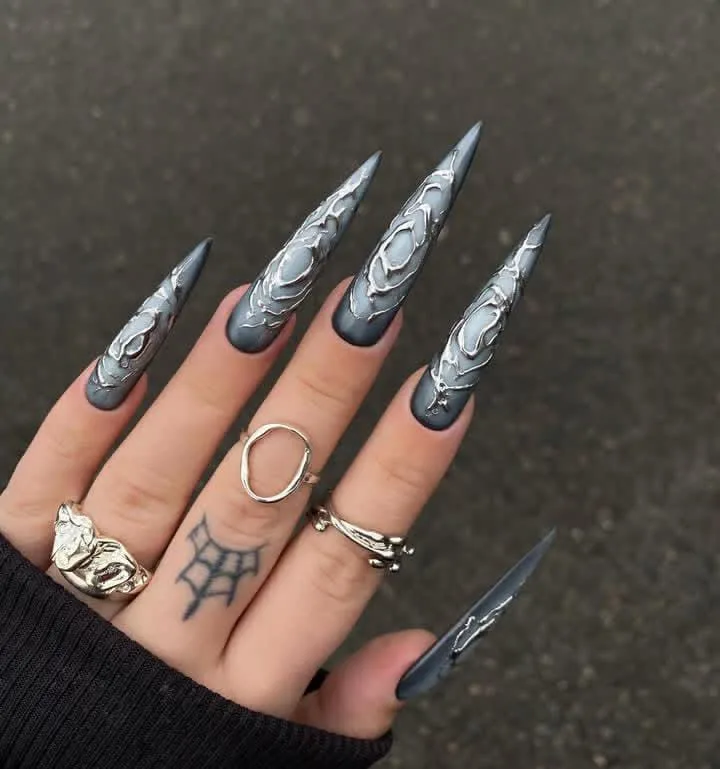 halloween stiletto nails 027 030f04b011