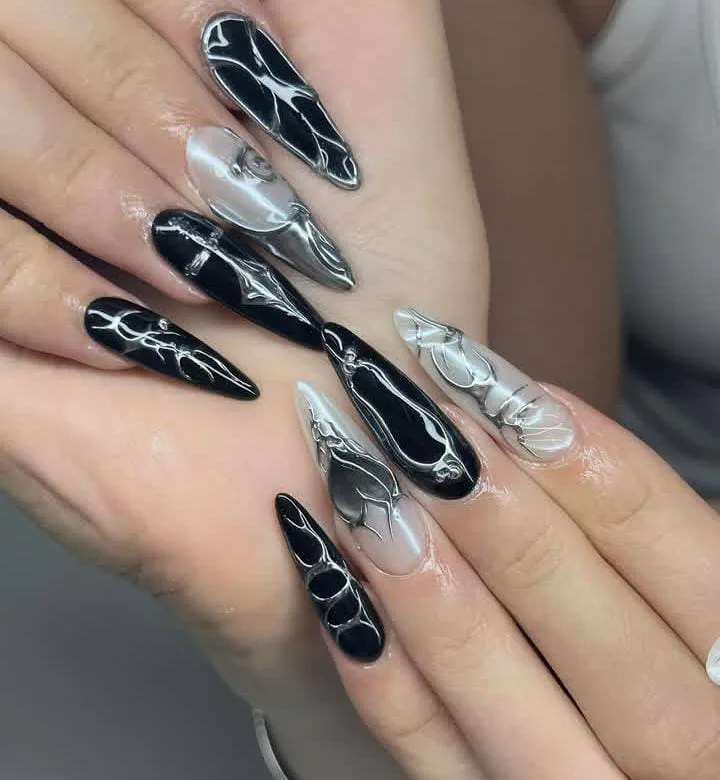 halloween stiletto nails 039 07e00e6810