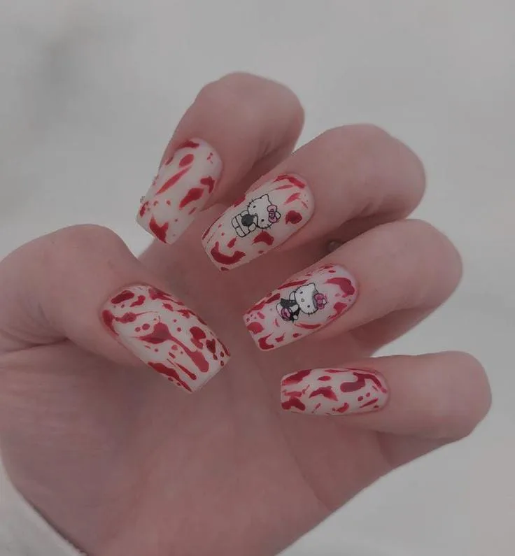 hello kitty halloween nails 005 43383e7033