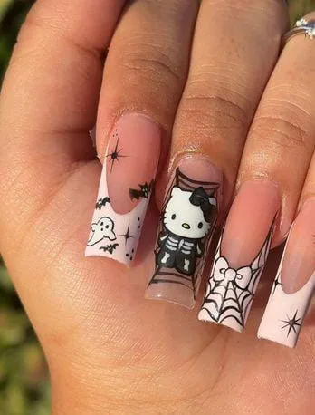 hello kitty halloween nails 006 ab3e3fd0bc