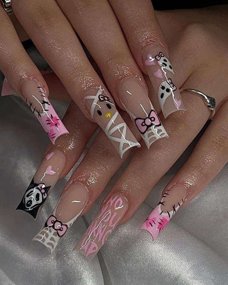 hello kitty halloween nails 014 e1ecb9c114