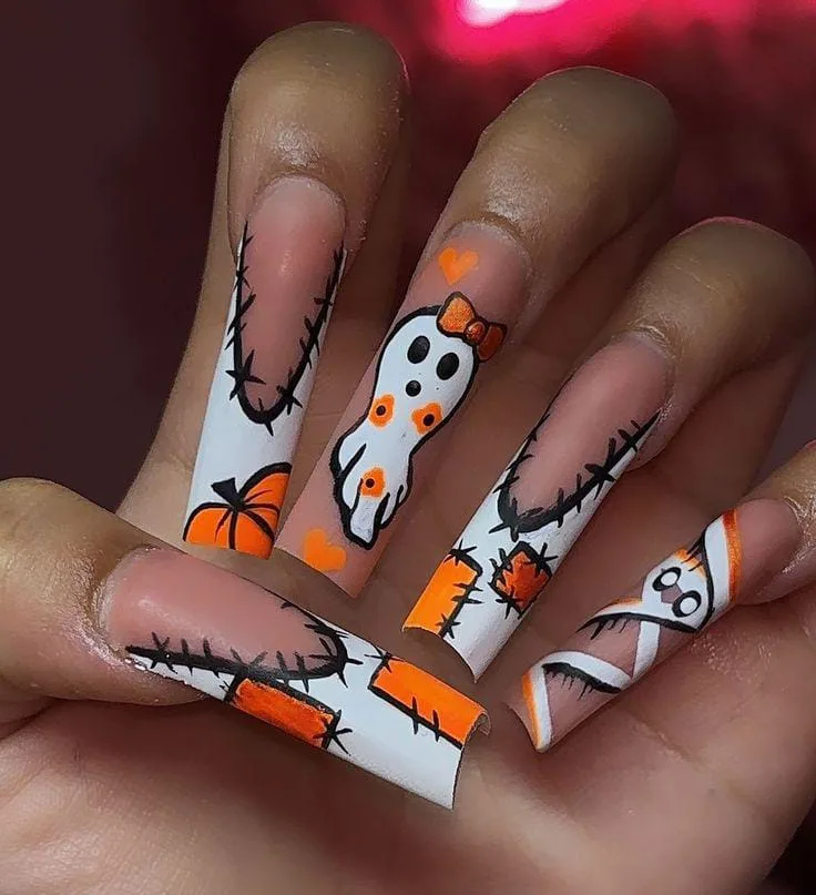 hello kitty halloween nails 019 aaf5e7fdaa