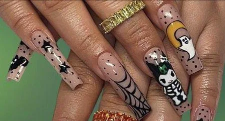 hello kitty halloween nails 020 0812716954