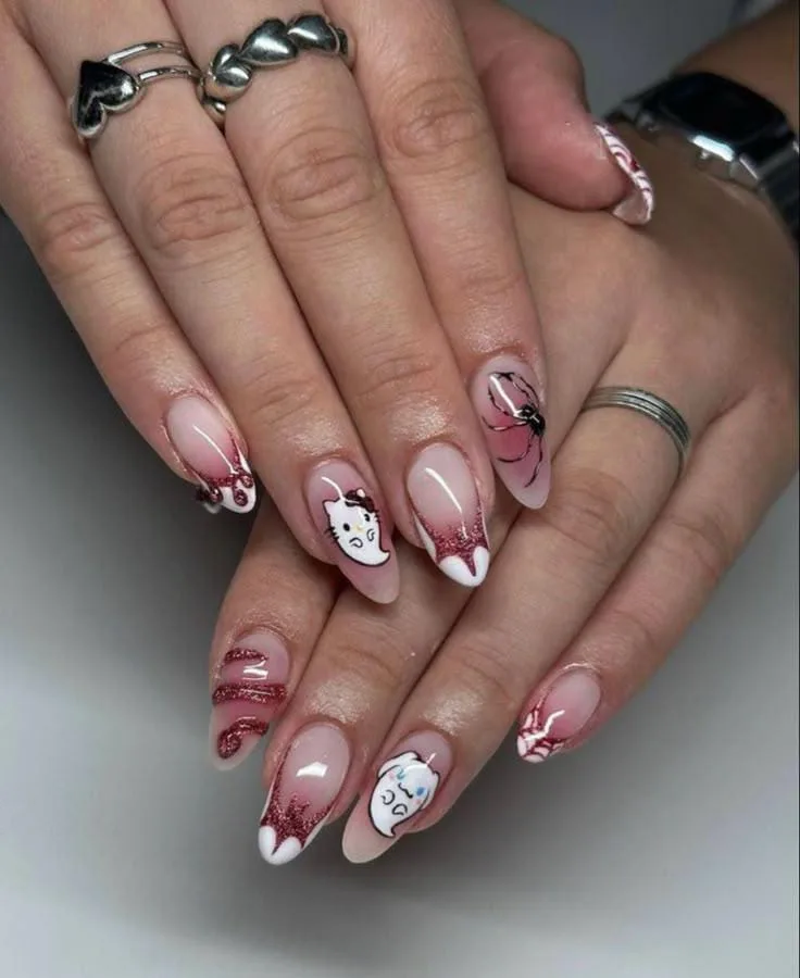 hello kitty halloween nails 023 2164e91d3e