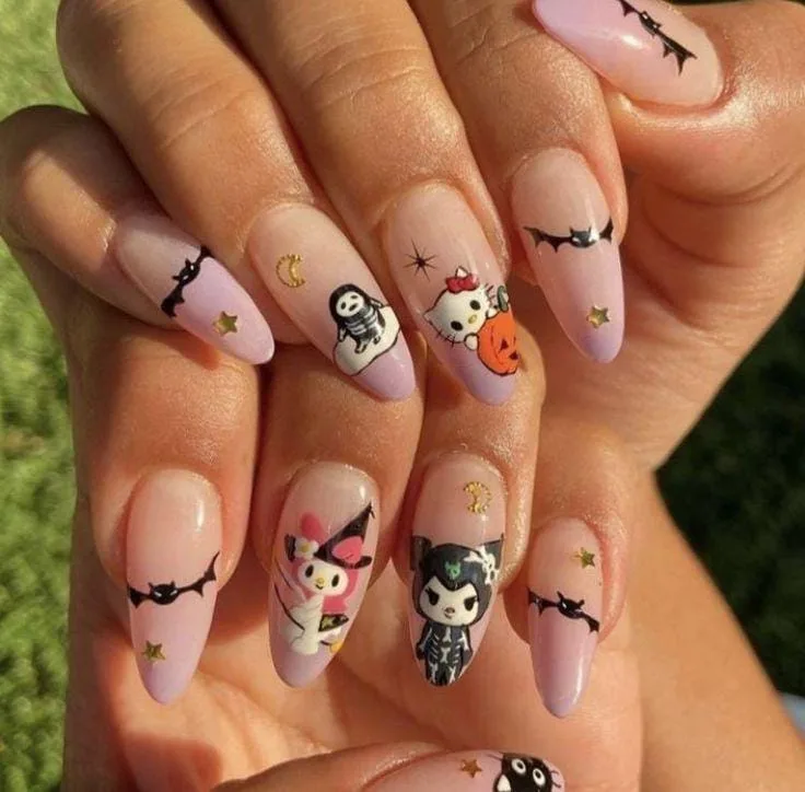 hello kitty halloween nails 025 f6f2a89258