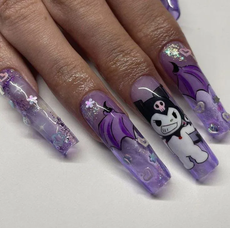 hello kitty halloween nails 030 6672b02a79