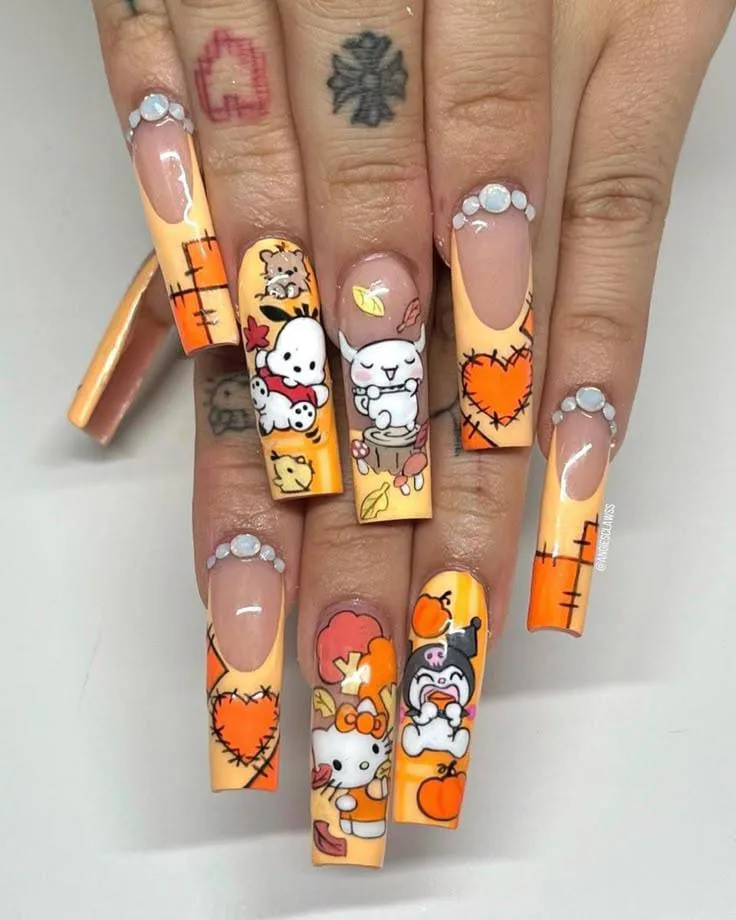 hello kitty halloween nails 038 5c73b0c5bb