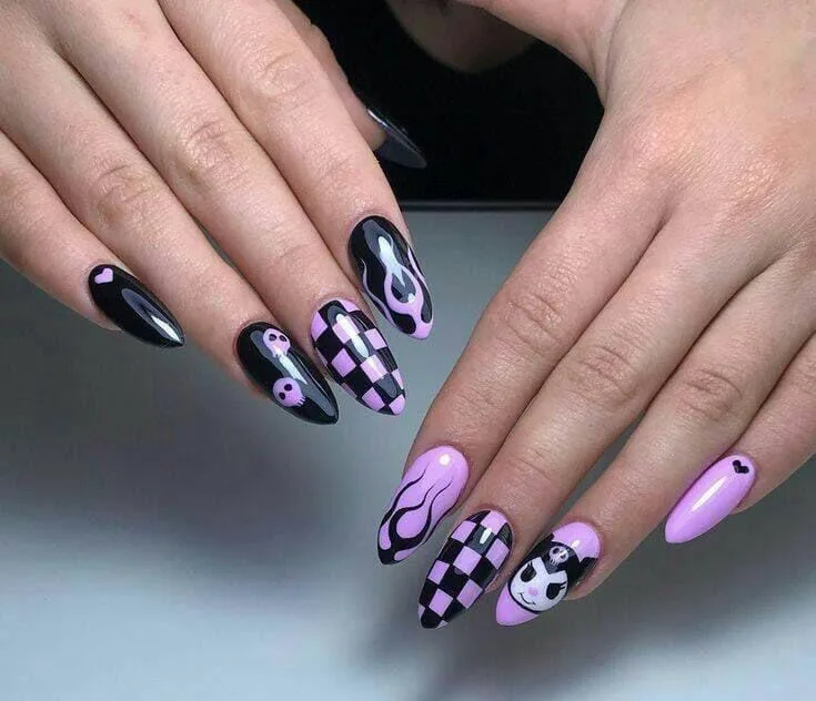 hello kitty halloween nails 040 f55299346b