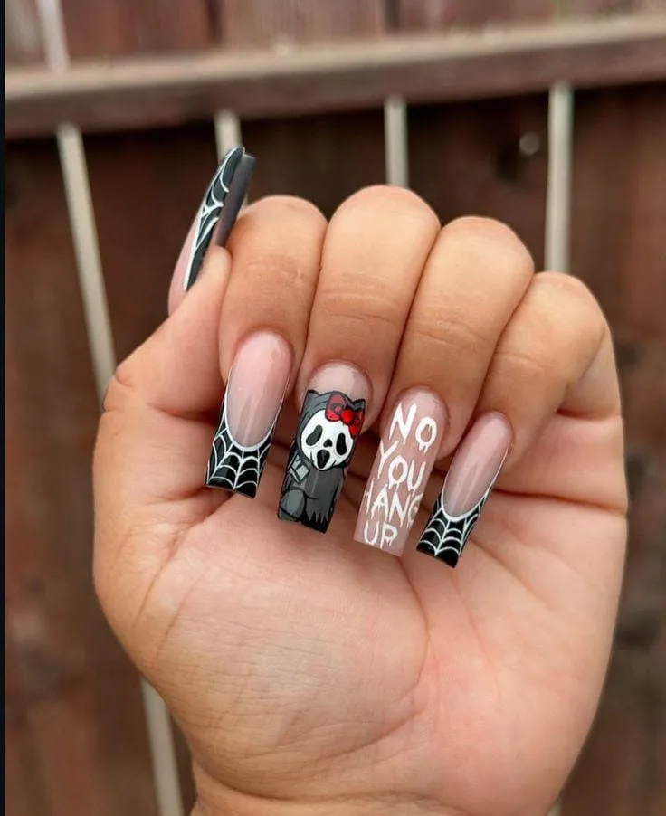 hello kitty halloween nails 044 be219d94bf