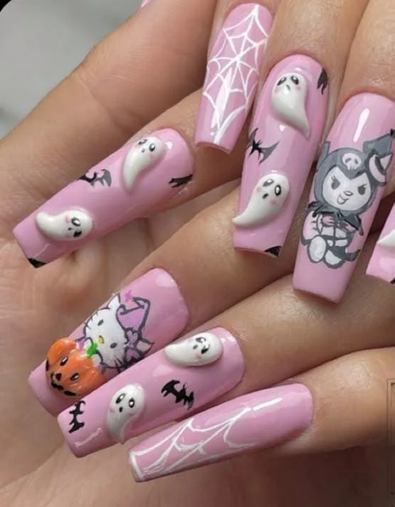 hello kitty halloween nails 045 cfcb34a295