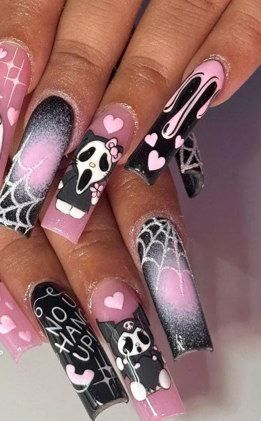 hello kitty halloween nails 046 f7418edef4