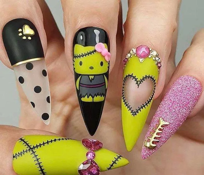hello kitty halloween nails 048 33dcac4d48