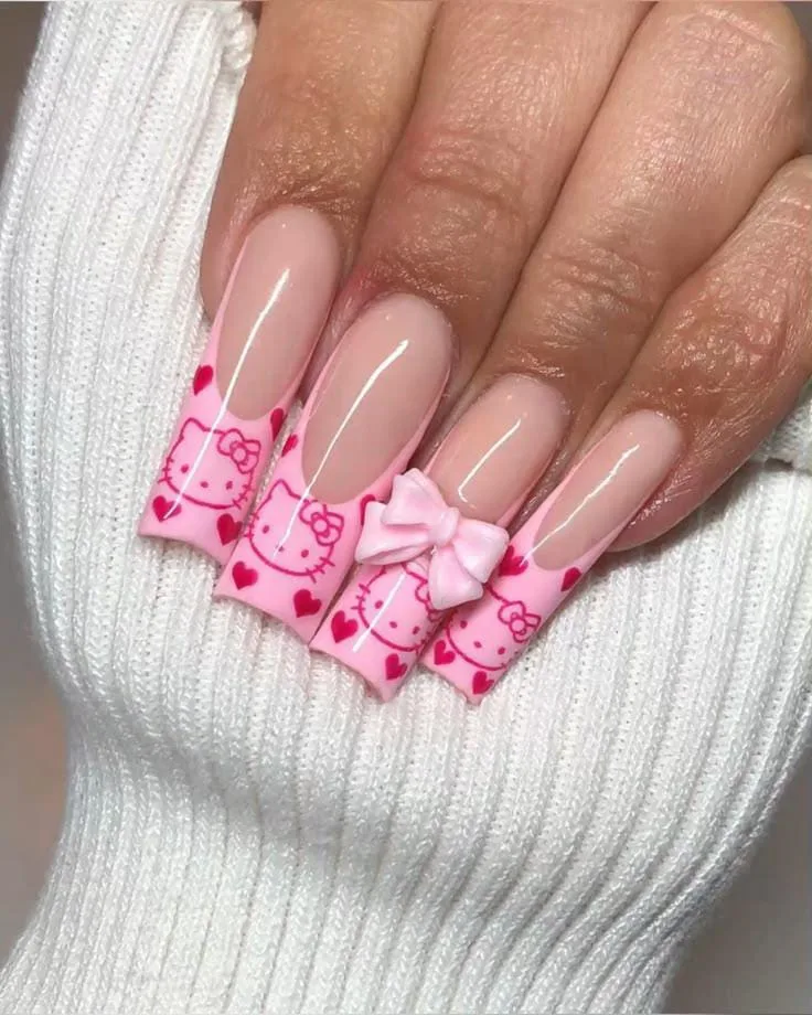 hello kitty valentines nails 003 2d6c05c7a6