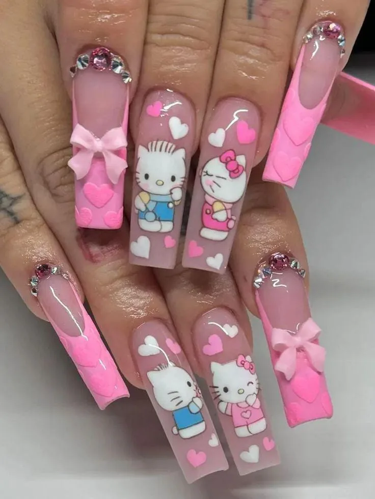 hello kitty valentines nails 006 d967a2f116