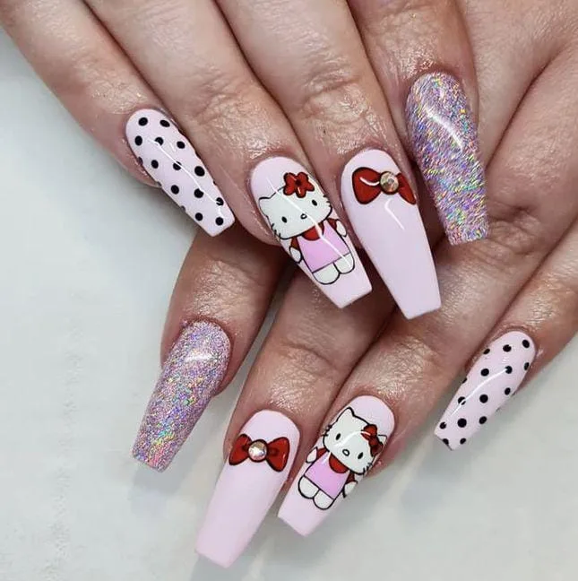 hello kitty valentines nails 013 2e76377d52