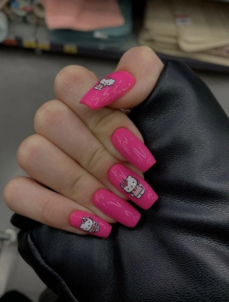 hello kitty valentines nails 016 069354b712