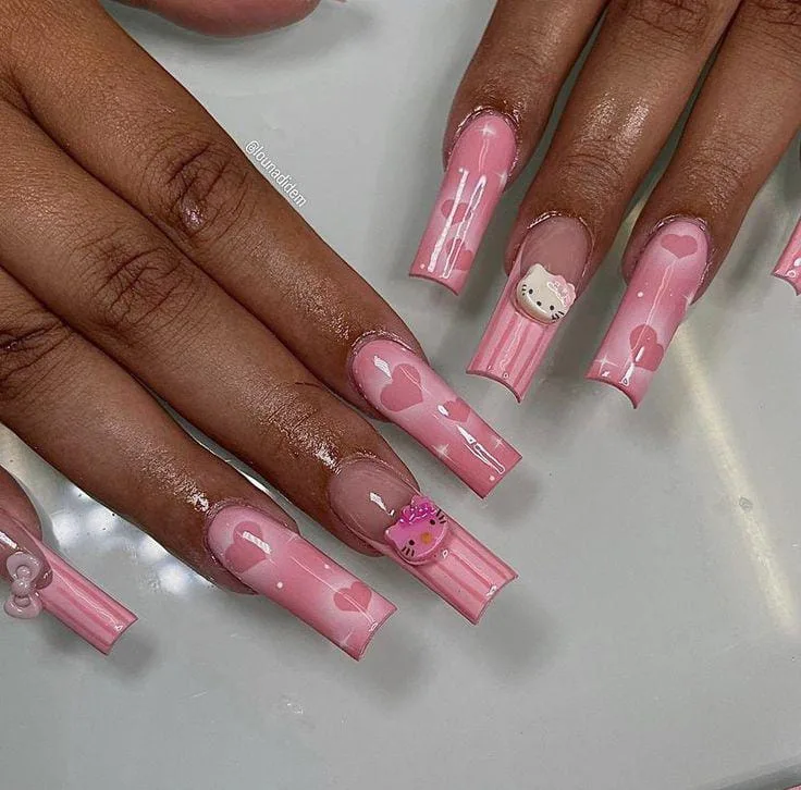 hello kitty valentines nails 027 c8f0df17a6