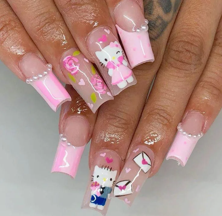 hello kitty valentines nails 039 41d846dbd6