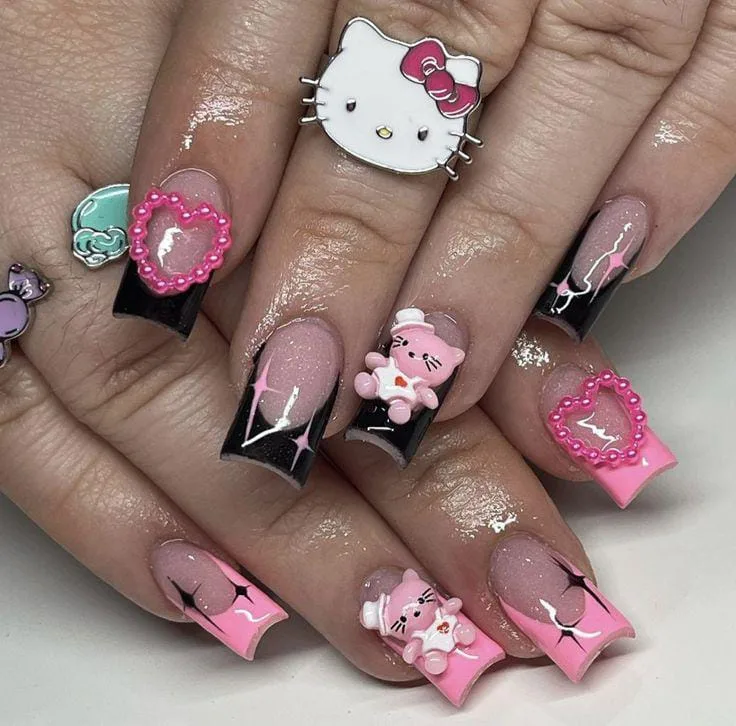 hello kitty valentines nails 043 5f769e6f31