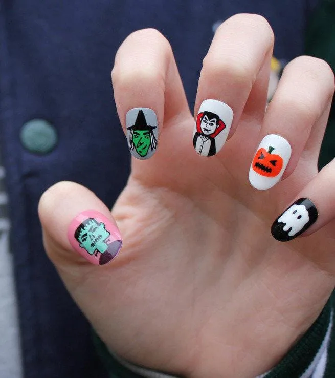 jack o lantern nails that are perfect fo 019 cec3cabb4d
