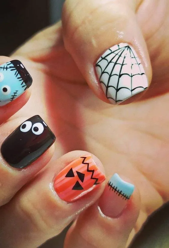 jack o lantern nails that are perfect fo 023 01b41f9840