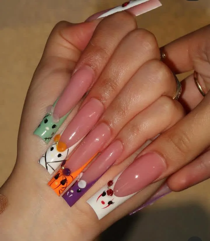 jack o lantern nails that are perfect fo 043 dbab69d050