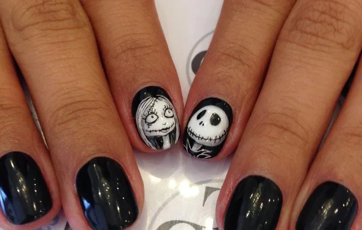 jack skellington nails 021 639bed7eb8