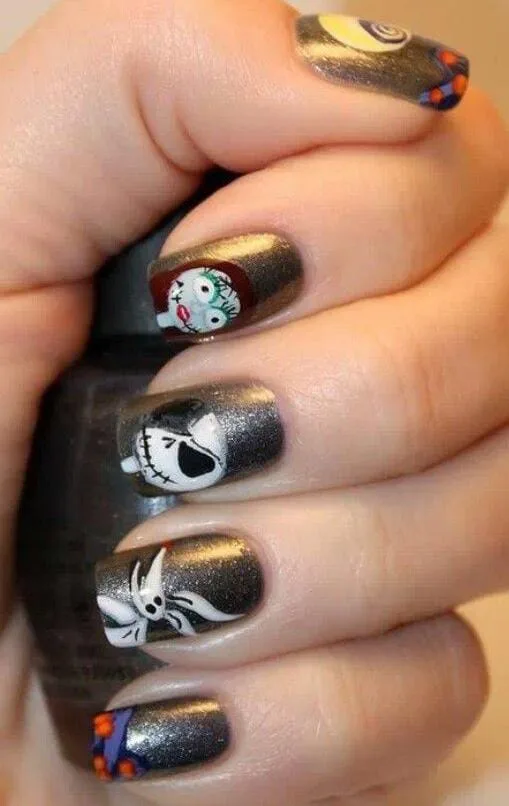 jack skellington nails 029 91c39d2120