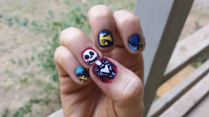jack skellington nails 030 d359e79820