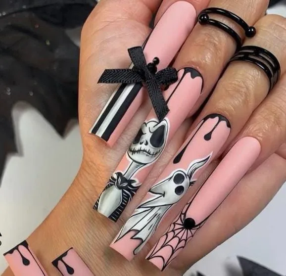 jack skellington nails 045 490281e446