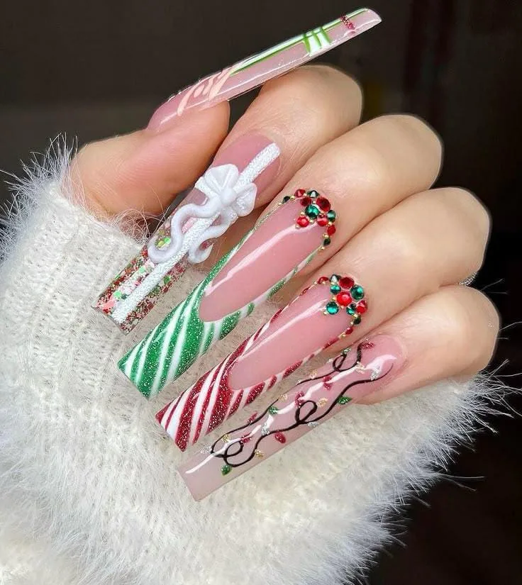 long christmas nails 006 e89003d915